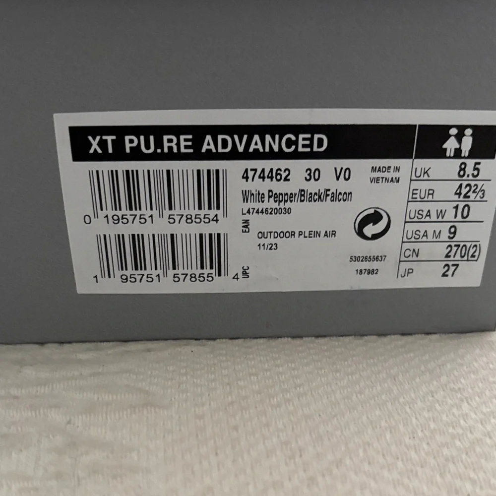 Salomon Athletic Shoes in Tan and Black - Picture 6 of 6